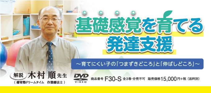 基礎感覚を育てる発達支援 【全３巻】特典ディスク付き F30-S